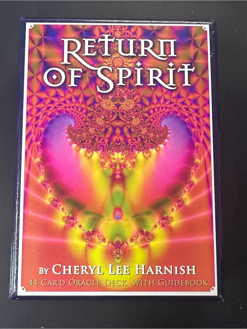 Return of Spirit Oracle Deck by Cheryl Lee Harnish - Vibrant Pink & Purple